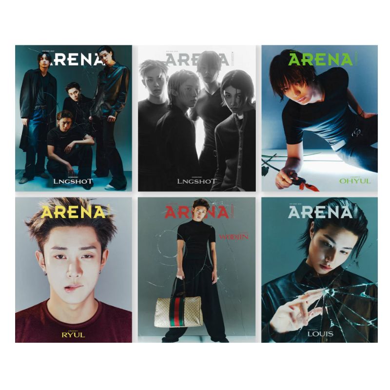 lngshot arena 雑誌　ルイ　オユル　リュル　magazine REVISTA LNGSHOT ARENA HOMME MAGAZINE 2026 MAY | Momo Store
