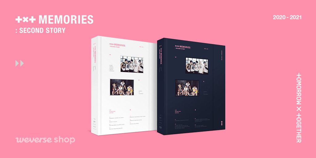 TXT - MEMORIES SECOND STORY DVD | Momo Store