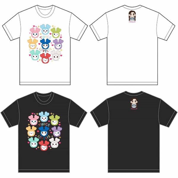 TWICE- LOVELYS CAMISETA (BY LITTLE BETH)