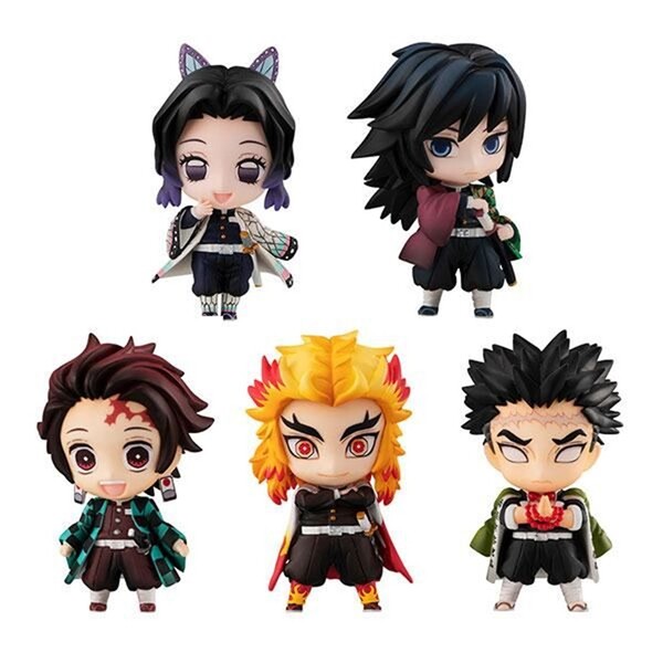 Pack 5 Figuras Megahouse Demon Slayer Kimetsu No Yaiba Sailor Tanjiro & The Hashira (SET A)