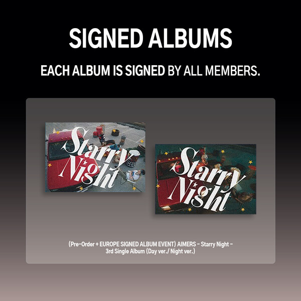 [PREORDER EVENT] AIMERS - Starry Night - 3rd single album- PRE-ORDER
