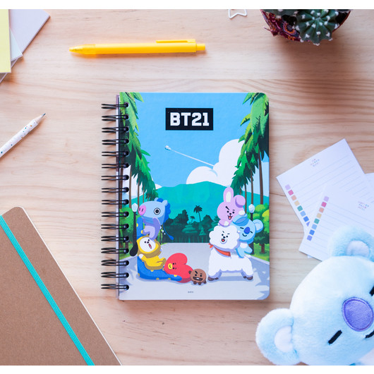 BT21 - Caderno de capa forrada A5