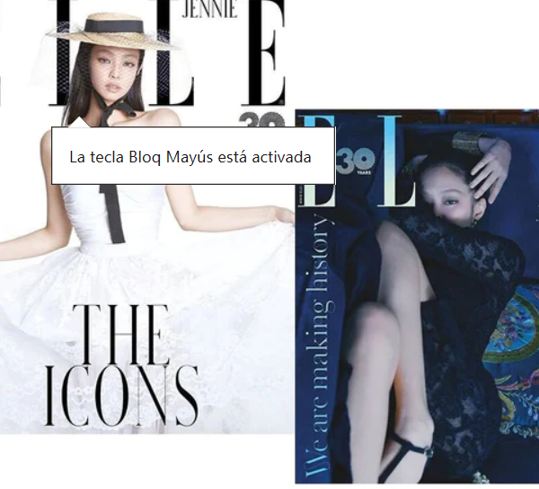 JENNIE (BLACKPINK) -  REVISTA ELLE COVER NOVIEMBRE 2022