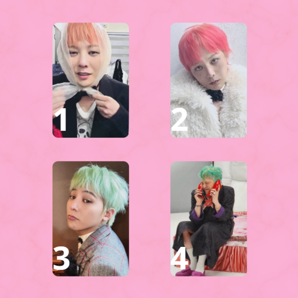 [BIGBANG] G-DRAGON - PHOTOCARD OFICIAL - ÜBERMENSCH APPLE MUSIC POB