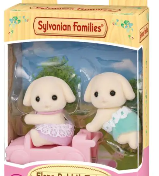 FLORA RABBIT TWINS- SYLVANIAN FAMILIES
