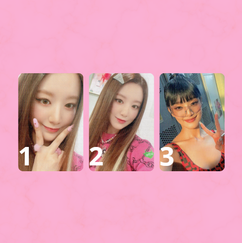 (G)I-DLE - PHOTOCARD OFICIAL - I FEEL APPLEMUSIC LUCKYDRAW