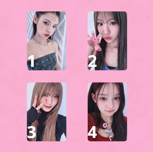 IZNA - PHOTOCARD OFICIAL - N/a APPLE MUSIC POB