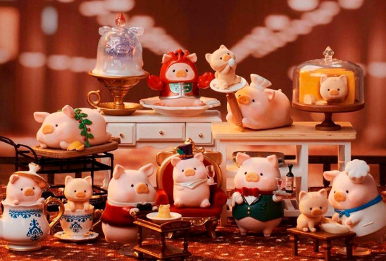 Blind Box Lulu The Pigchelin Restaurant Figuras 5 cm