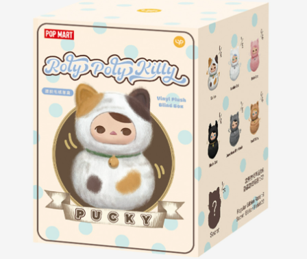 PUCKY Roly-Poly Kitty Series-Vinyl Plush Blind Box