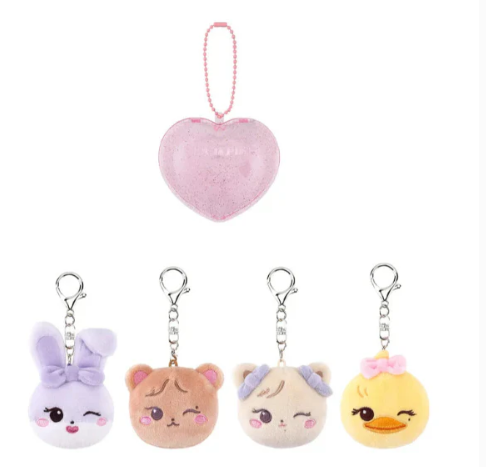 BLACKPINK - Character Plush Face Keyring + Case DEADLINE' WORLD TOUR IN SEOUL Official MD- PRE-ORDER