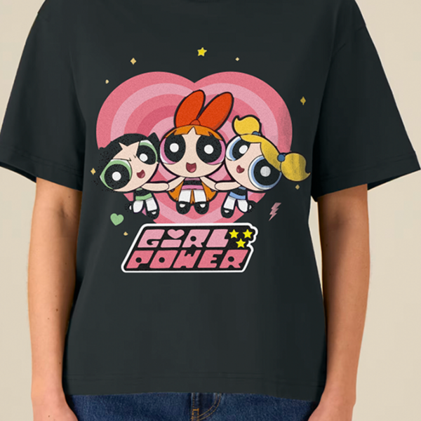 CAMISETA NEGRA Powerpuff Girls