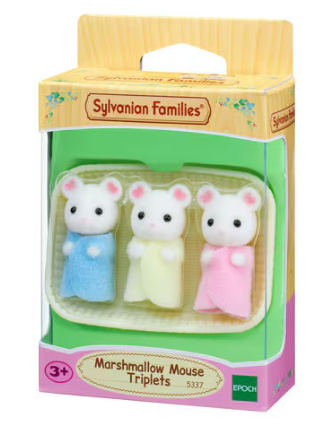 SYLVANIAN FAMILIES MARSHMALLOW MOUSE TRIPLETS