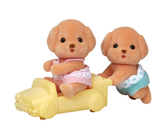 SYLVANIAN FAMILIES- TOY POODLE TWINS (NEW)