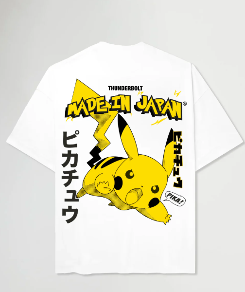 MADE IN JAPAN - PIKA WHITE TEE