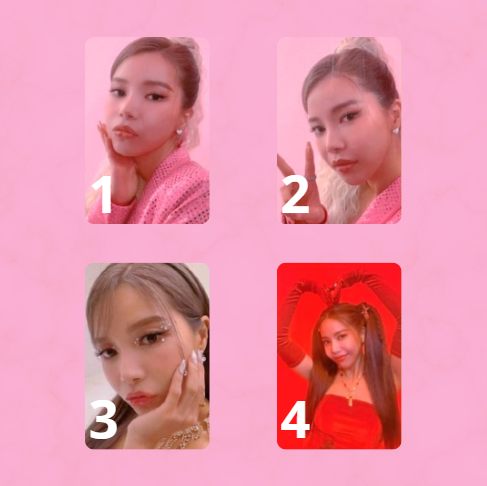 [MAMAMOO] SOLAR - PHOTOCARD OFICIAL - 容: FACE APPLE MUSIC LUCKYDRAW