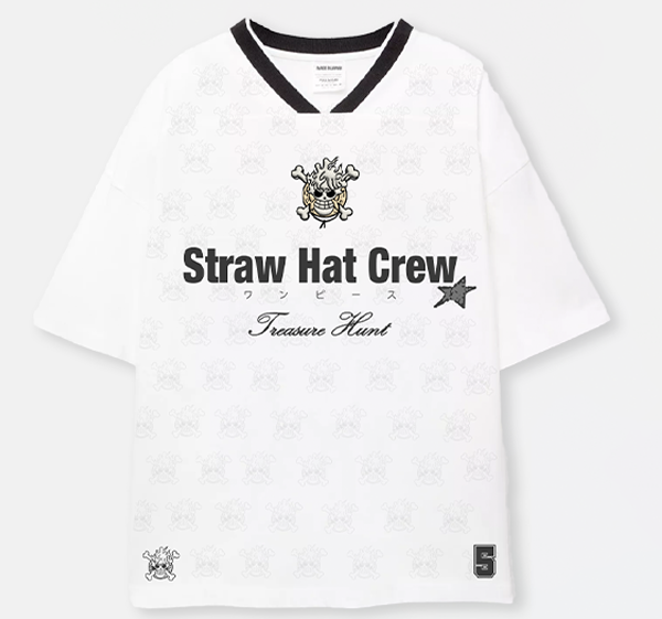 STRAW HAT CREW WHITE JERSEY