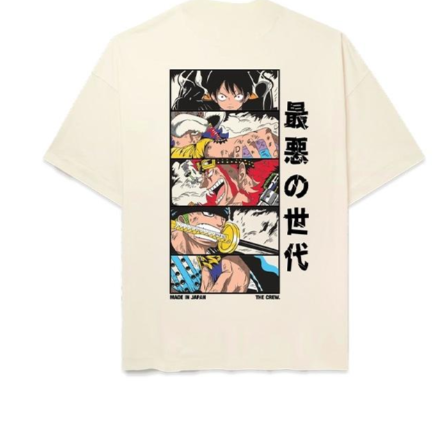 Camiseta One Piece Supernova Crew Sand