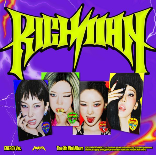 Album Mini Aespa – Rich Man [Burst Ver.] 6th Mini Album – Set 5 Versions + Photocards Aléatoires