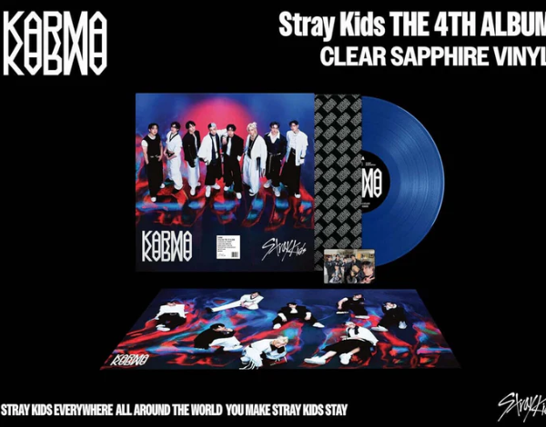 STRAY KIDS - KARMA (CLEAR SAPPHIRE VINYL)- pre-order