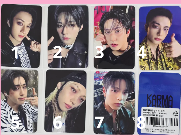 STRAY KIDS- KARMA PHOTOCARD OFICIAL ALADDIN