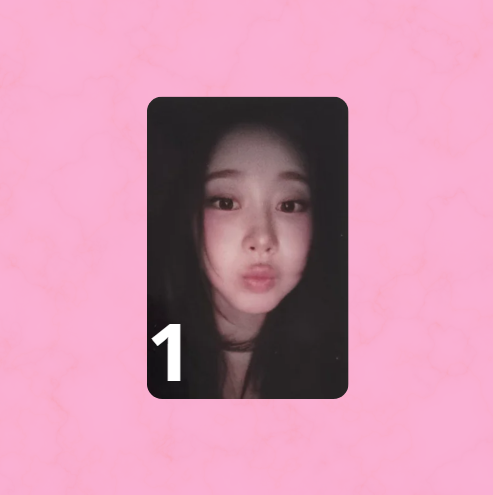 AESPA - PHOTOCARD OFICIAL - DIRTY WORK MOKKET SHOP FANSIGN EVENT PHOTOCARD