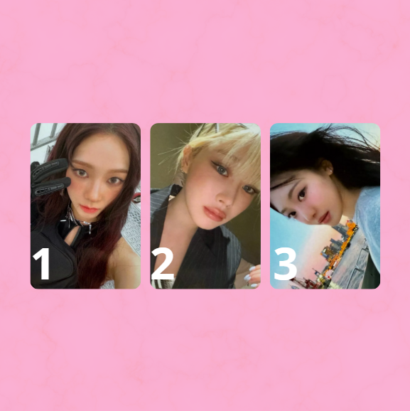AESPA - PHOTOCARD OFICIAL - WHIPLASH APPLE MUSIC POB
