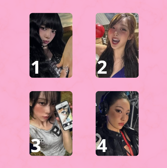 AESPA - PHOTOCARD OFICIAL - RICH MAN APPLE MUSIC POB