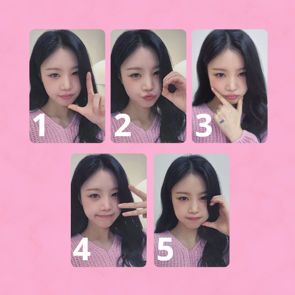 SOOJIN - PHOTOCARD OFICIAL - RIZZ APPLE MUSIC LUCKY DRAW
