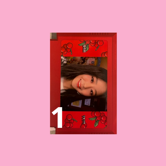 CHERRY BULLET - PHOTOCARD OFICIAL - LET'S PLAY CHERRY BULLET PHOTOCARD