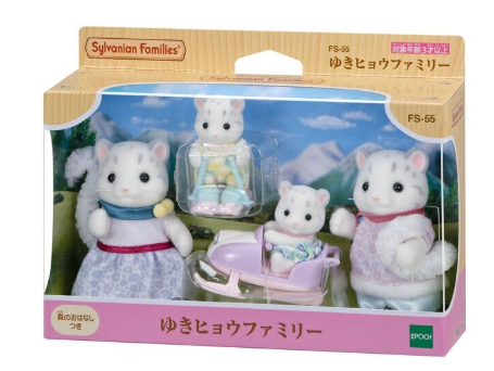 Sylvanian Families Snow Leopard Family