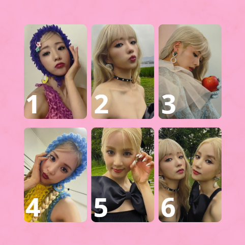 [APINK] CHOBOM - PHOTOCARD OFICIAL - COPYCAT APPLE MUSIC LUCKYDRAW