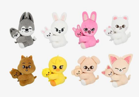 STRAY KIDS - dominATE : celebrATE WORLD TOUR OFFICIAL MD SKZOO MAGNET PLUSH SET- PRE-ORDER