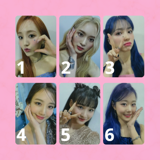 CHERRY BULLET - PHOTOCARD OFICIAL - CHERRY WISH FNC STORE BENEFIT