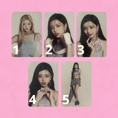 ITZY - PHOTOCARD OFICIAL - KILL MY DOUBT TRADING CARDS