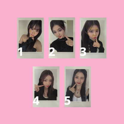 TRIPLE S - PHOTOCARD OFICIAL - EVOLUTION APPLE MUSIC LUCKYDRAW VER.B