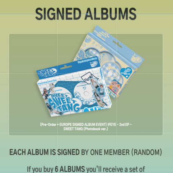 IFEYE - Sweet Tang - 2nd EP album EVENT