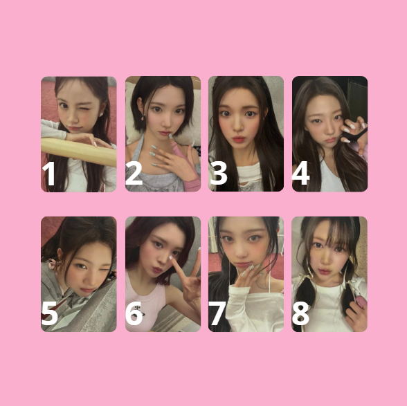 HEARTS2HEARTS - PHOTOCARD OFICIAL - FOCUS APPLE MUSIC POB