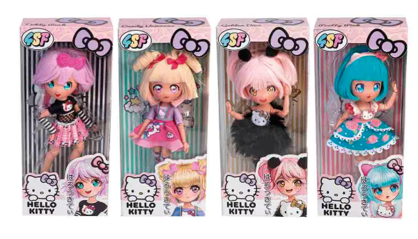 Muñeca Fashion Hello Kitty Famosa