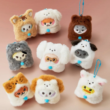 ZEROBASEONE zeroni FLUFFY Wonderland Pop-up- mini plush keyring- PRE-ORDER