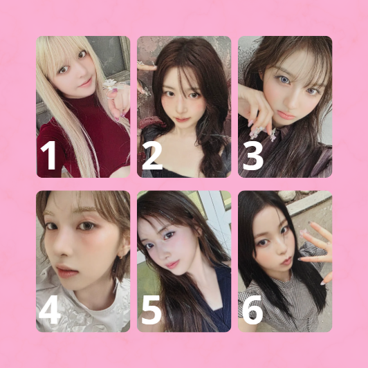 NMIXX - PHOTOCARD OFICIAL - BLUE VALENTINE APPLE MUSIC POB
