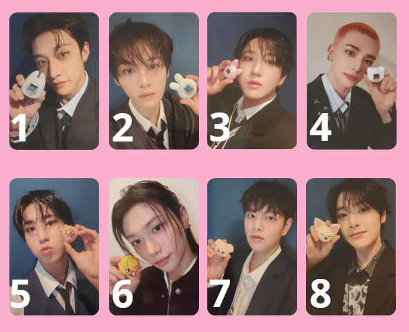 STRAY KIDS - PHOTOCARD OFICIAL - TAMAGOCHI VER.