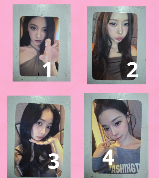 AESPA- RICH MAN PHOTOCARD LUCKY DRAW