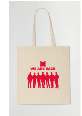 BTS- TOTEBAG WE ARE BACK