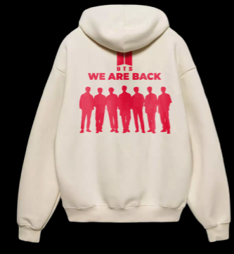 BTS- SUDADERA WE ARE BACK