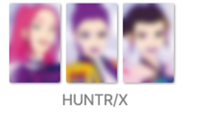 KPOP DEMON HUNTERS- LENTICULAR PHOTO SET RANDOM