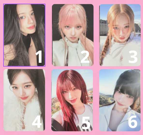 IVE- PHOTOCARD OFCIAL REVIVE + APPLEMUSIC