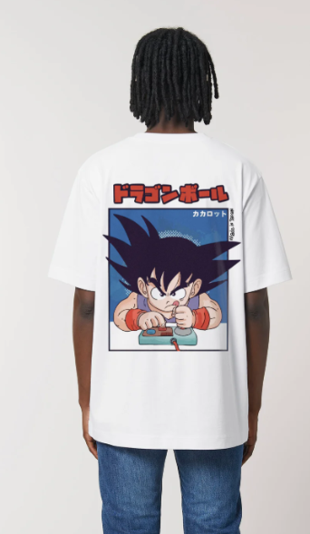 Camiseta Dragon Ball The Gamer Goku White