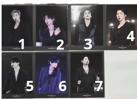 BTS PERMISSION TO DANCE ON STAGE-LIVE WEVERSE SHOP POB PHOTOCARD
