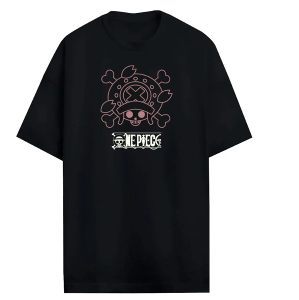 ONE PIECE- Chopper Camiseta Oversized Negro