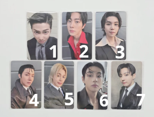 BTS - 5th Album 'ARIRANG' - WITHMUU 2nd Lucky Draw Photocard